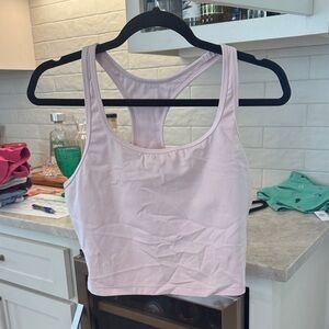 CRZ YOGA Light Pink Racerback Tank Top